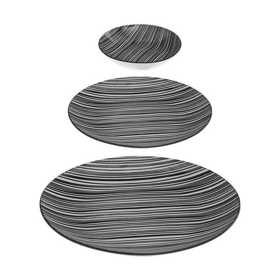Kinesisk porceln Secret de Gourmet Bohemia Zbre (18 Dele) #1