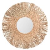 Vgspejl Atmosphera Jungly Cirkulr Natur Siv ( 80 cm) #1