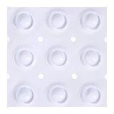 Skridsikker mtte til Brusebad 5five Hvid PVC (55 x 55 cm) #9