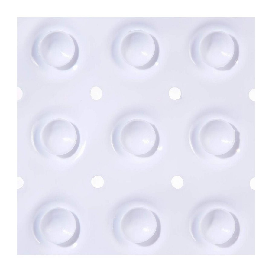 Skridsikker mtte til Brusebad 5five Hvid PVC (55 x 55 cm) #9
