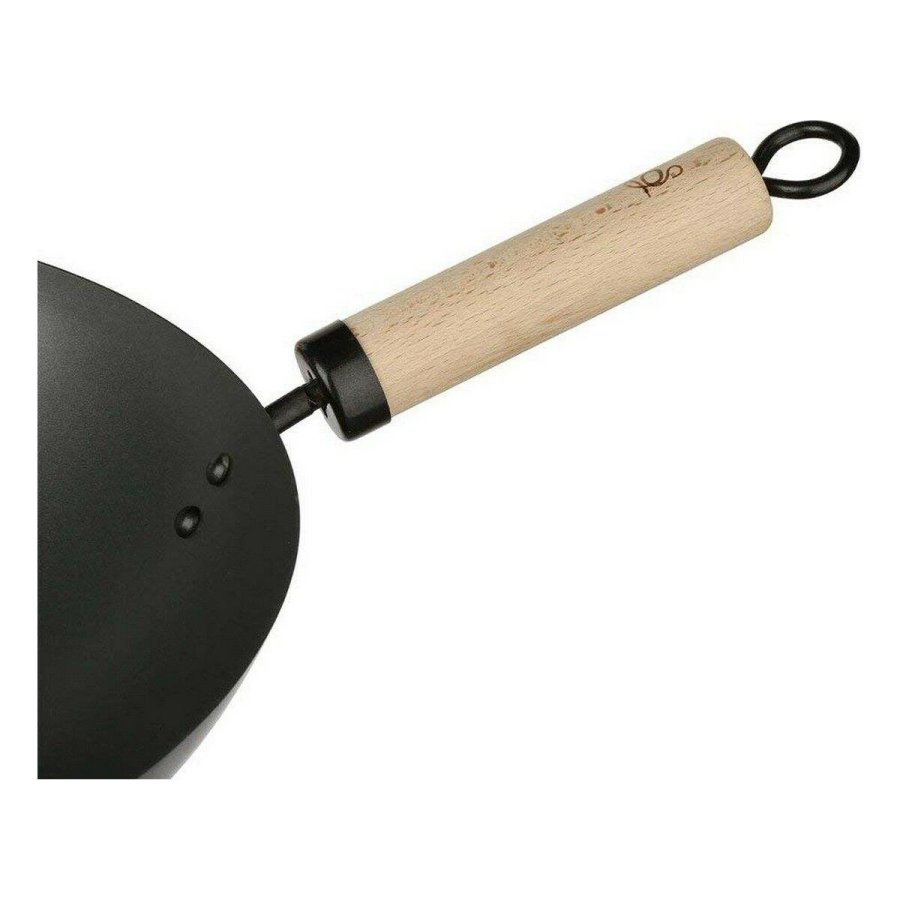 Wok Pande Secret de Gourmet Sort Rustfrit stl  35 cm #3