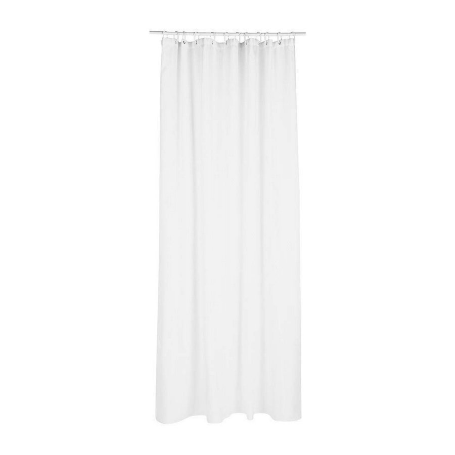 Brusebadsforhng 5five Simply Smart Hvid Polyester 180 x 200 cm #1