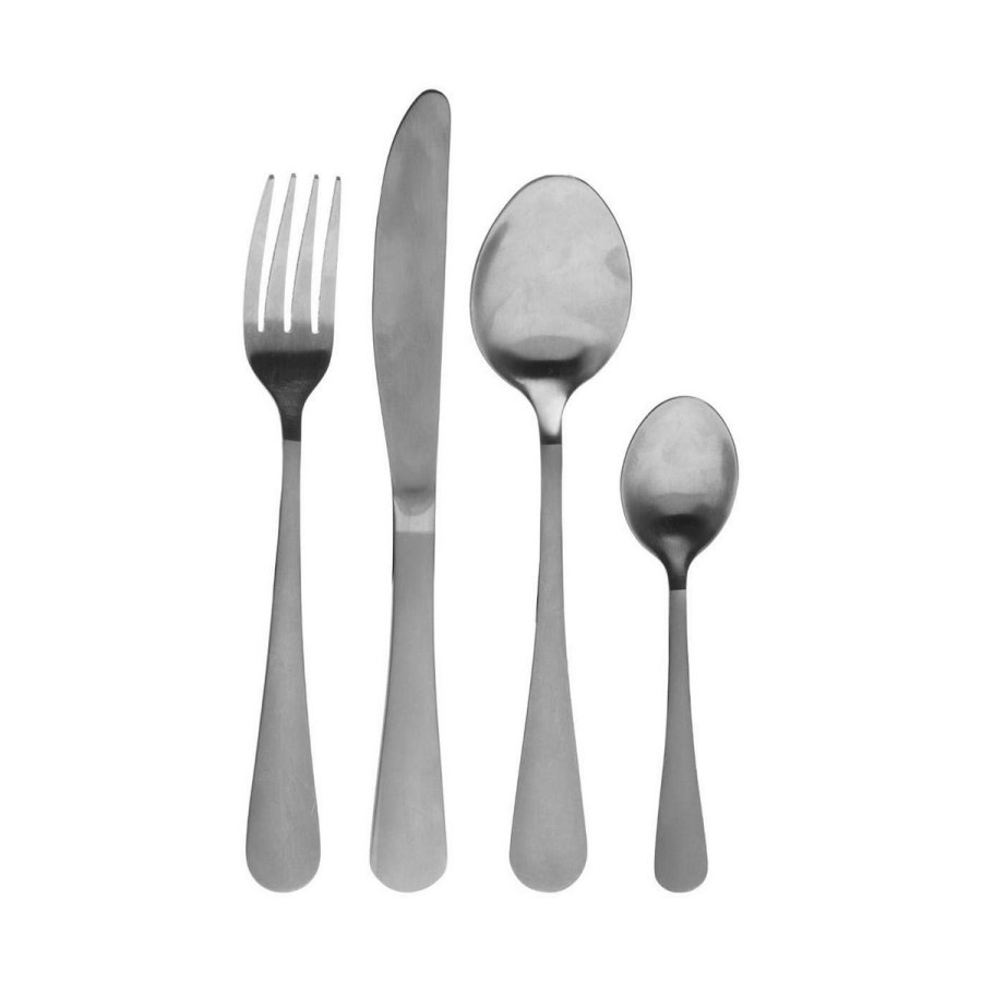 Bestik Satin Stl Rustfrit stl 24 Dele #1