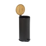 Skraldespand 5five Simply Smart Baltik Sort Bambus 30 L #5