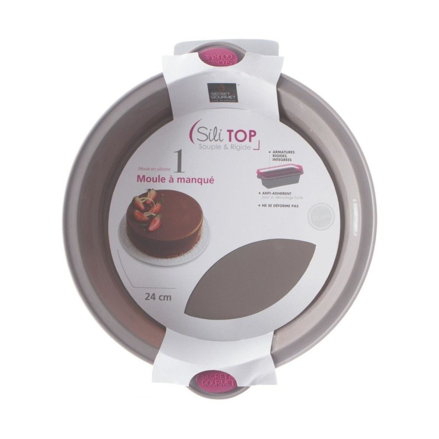 Silikoneform med hank Secret de Gourmet Brun Silikone 24 cm #4