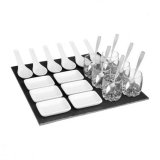 St til appetizere Secret de Gourmet Sort Brt (30 x 30 cm) #2