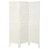 Sammenfoldelig skrm Atmosphera Hvid Paulonia tr (170 x 119 cm) #1