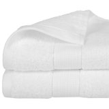 badelagen Atmosphera Bomuld Hvid 450 g/m (50 x 90 cm) #5