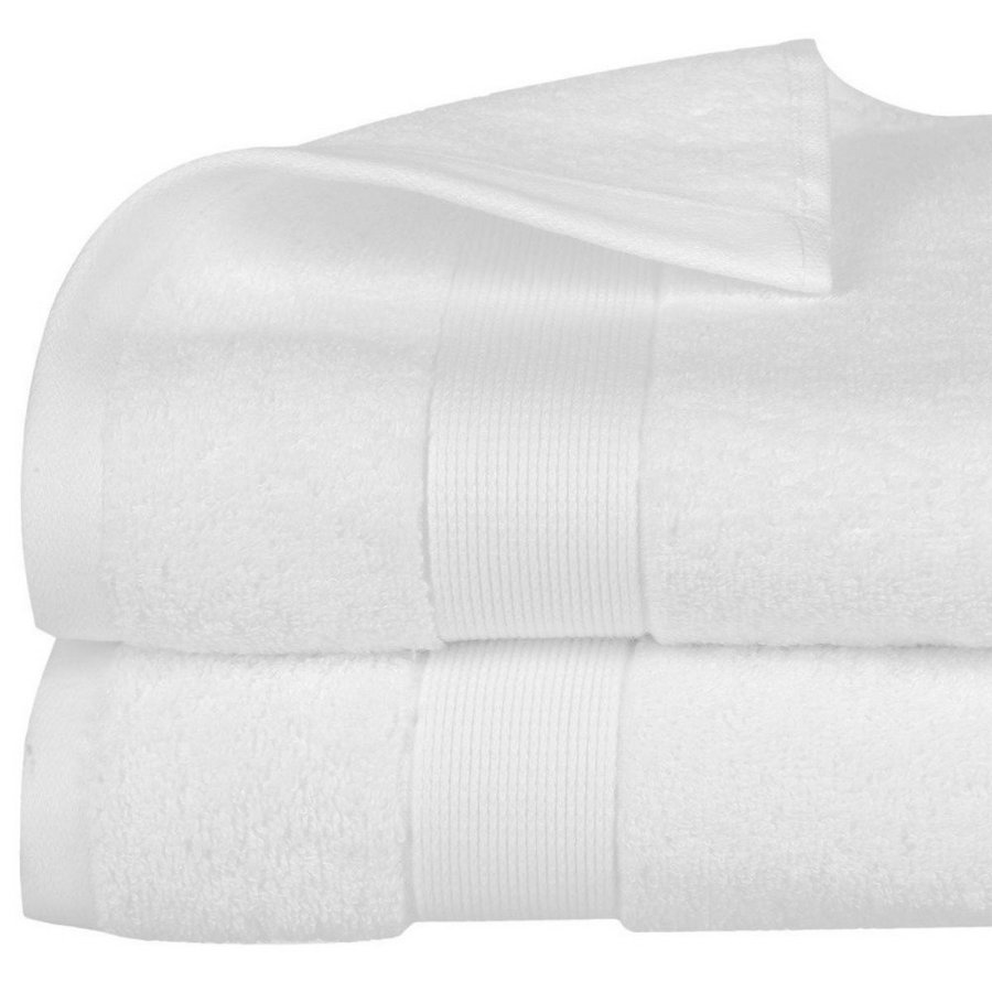 badelagen Atmosphera Bomuld Hvid 450 g/m (70 x 130 cm) #5