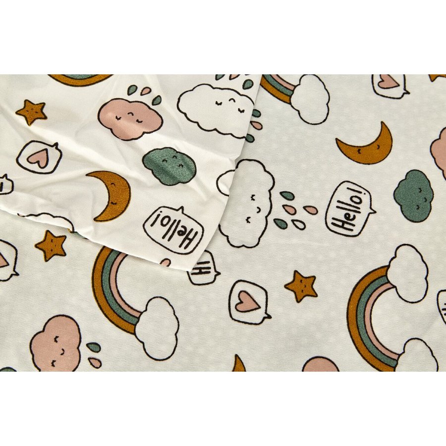 Dynebetrk st TODAY Hvid Enkeltseng 140 x 200 cm Brns 2 Dele #21