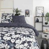 Dynebetrk st TODAY Mawira Marinebl Dobbelt seng 260 x 240 cm Floral #5
