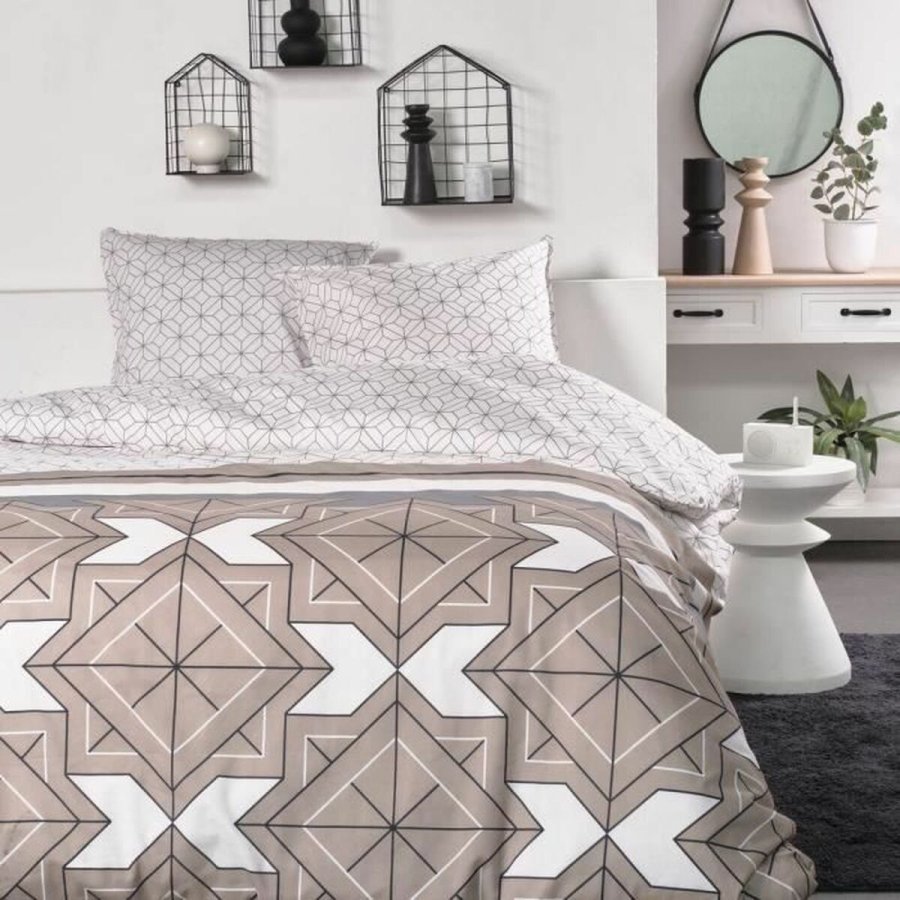 Dynebetrk st TODAY Beige 240 x 200 cm Geometri #1