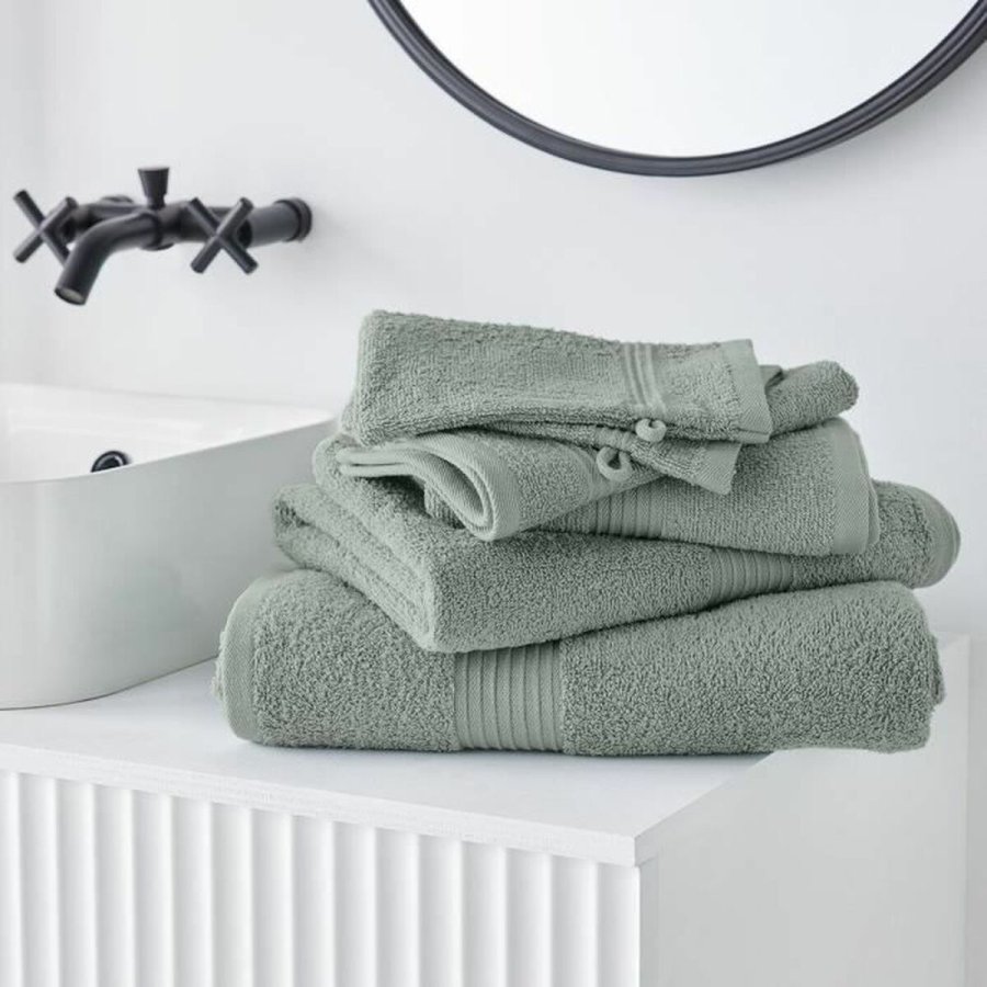 Hndklde st TODAY Essential Celadon Lysegrn 50 x 90 cm (10 enheder) #5