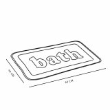 Skridsikker mtte til badekar TODAY Bath PVC 40 x 60 cm Hvid #7