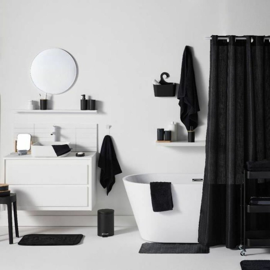 Skridsikker mtte til badekar TODAY UTILITY Sort 40 x 60 cm #5