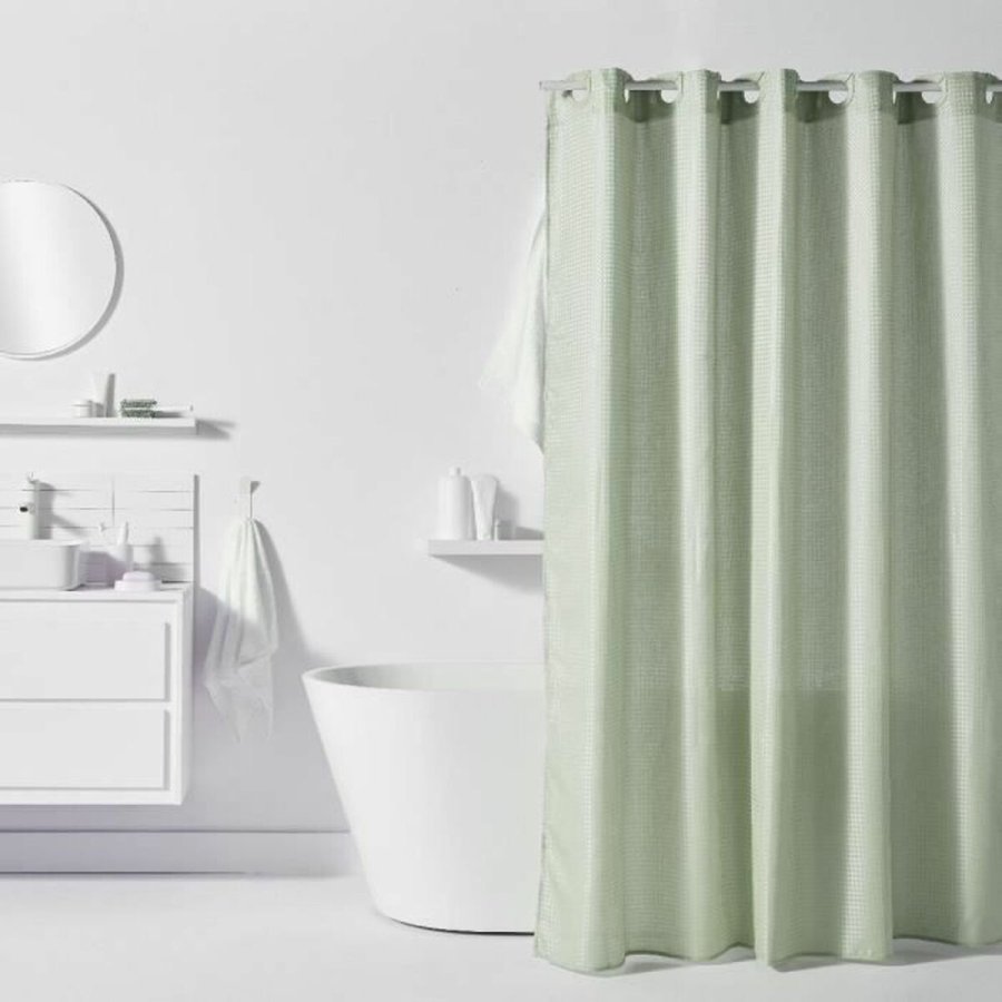 Brusebadsforhng TODAY Grn Vert Polyester 180 x 200 cm (12 enheder) #1