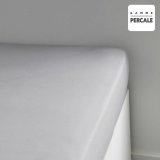 Monteret bundark TODAY Percale Lysegr 140 x 200 cm Gr #3