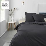 Dynebetrk st TODAY Percale Sort Gr Antracit 240 x 260 cm #5