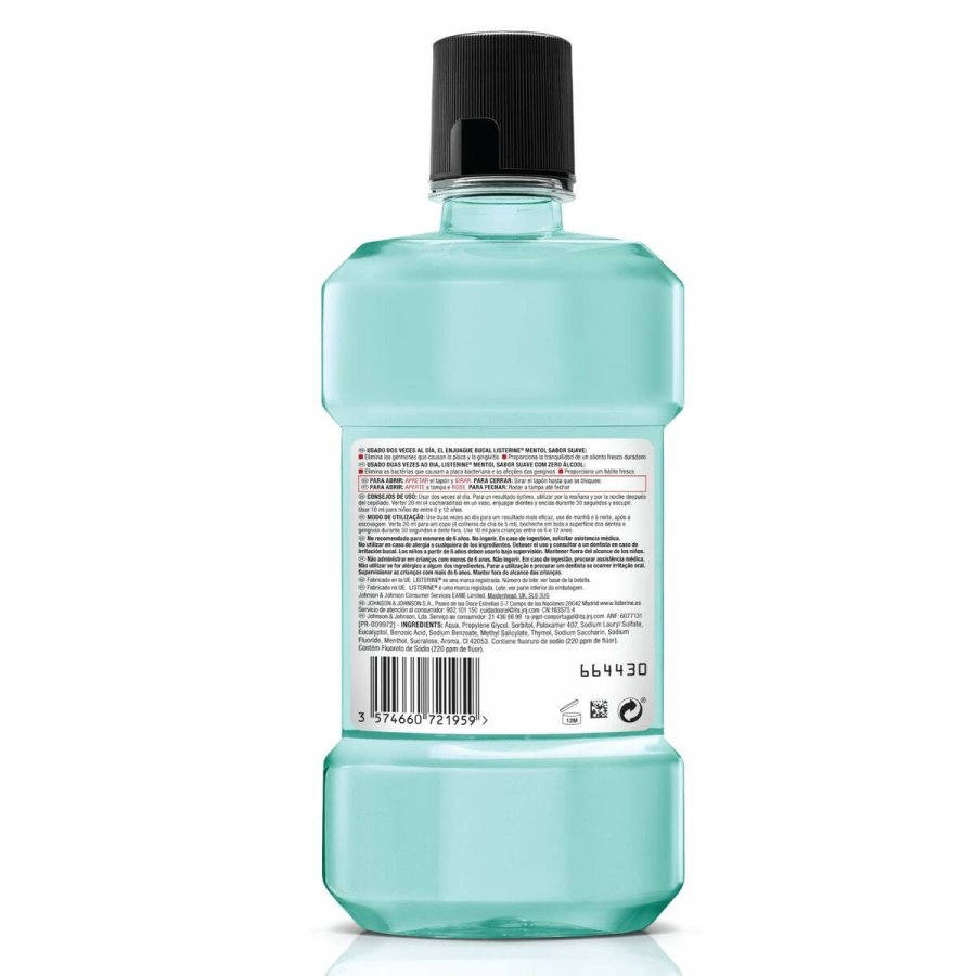 Mundskyllevand Listerine Cool Mint Zero Alcohol 500 ml #1