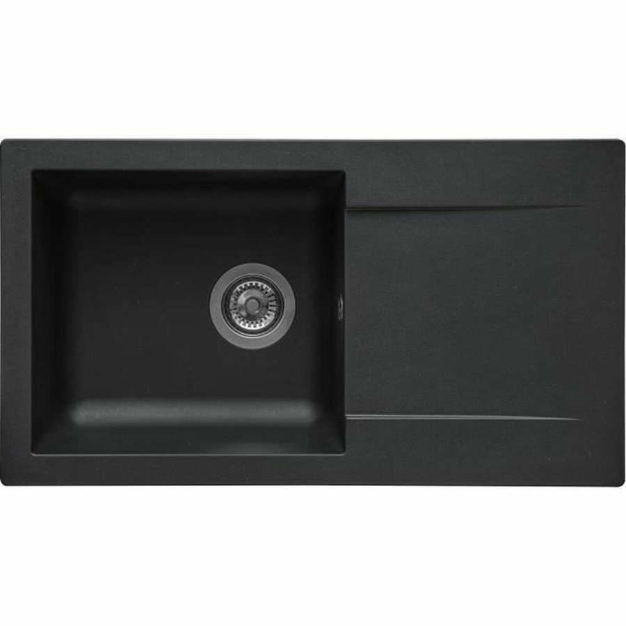 Vask Stradour 78 x 43,5 cm Mat bagp Sort #1