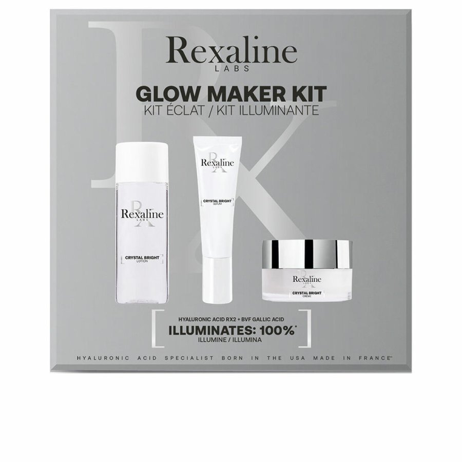 Kosmetik st til kvinder Rexaline Crystal Bright Glow 3 Dele #1