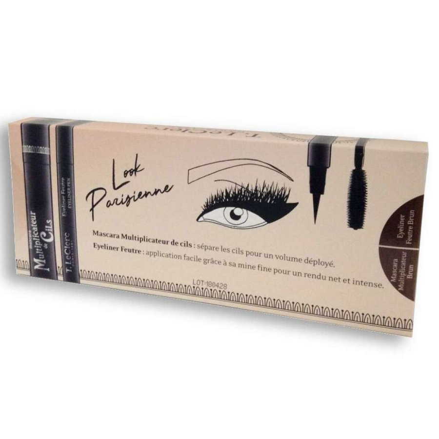 Makeup til jne LeClerc Look Parisienne 2 Dele N 02 Brun #1