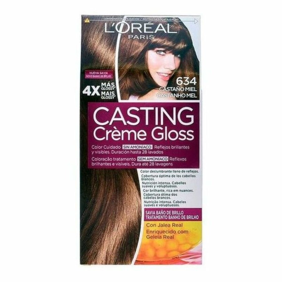 Farve uden Ammoniak Casting Creme Gloss L'Oreal Make Up Casting Creme Gloss N 634 180 ml #1