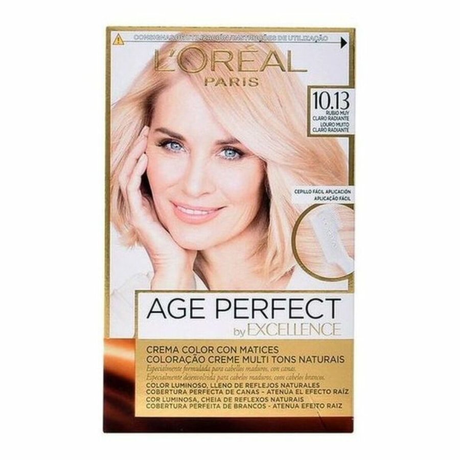 Permanent Anti-Age Farve Excellence Age Perfect L'Oreal Make Up Excellence Age Perfect N 9.0-rubio muy claro (1 enheder) #1