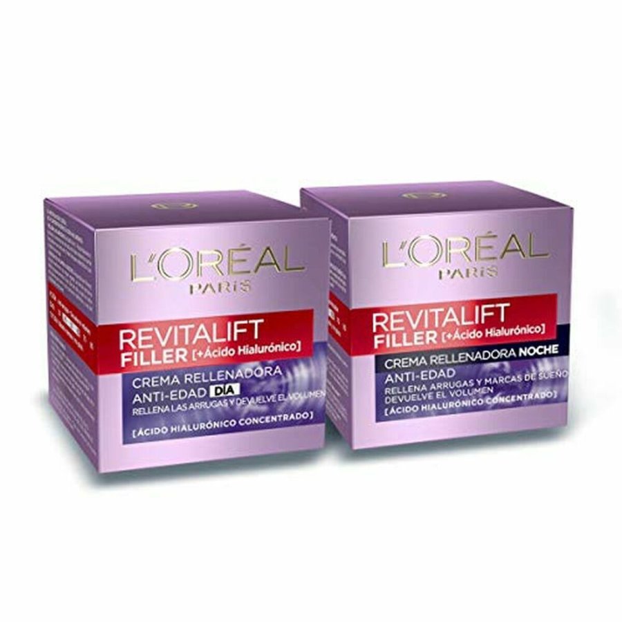 Natcreme L'Oreal Make Up Revitalift Filler Med hyaluronsyre 50 ml #2