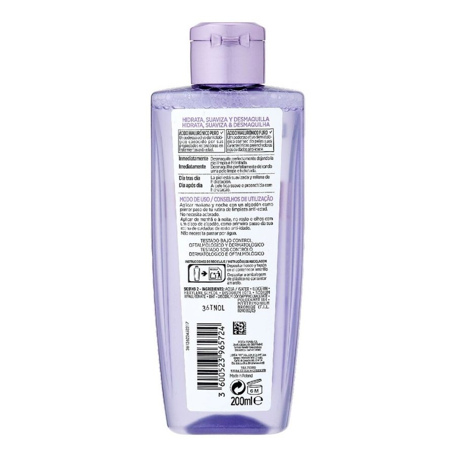 Makeupfjerner micellar vand Revitalift L'Oreal Make Up Fyldstoffer til ansigtslinjer (200 ml) #2