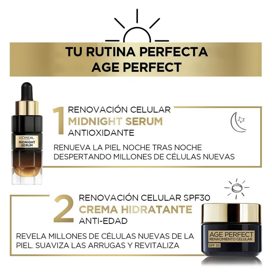 Ansigtscreme L'Oreal Make Up Age Perfect Cell Renewal Spf 30 50 ml #7