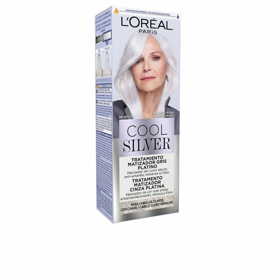 Farvebase L'Oreal Make Up COOL SILVER Hvid (1 enheder) #1