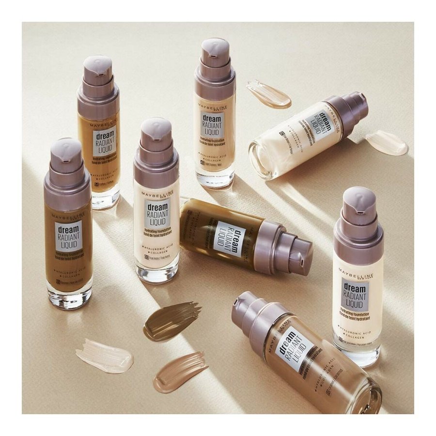 Flydende makeup foundation Maybelline Dream Satin Liquid 3-true ivory (30 ml) #4