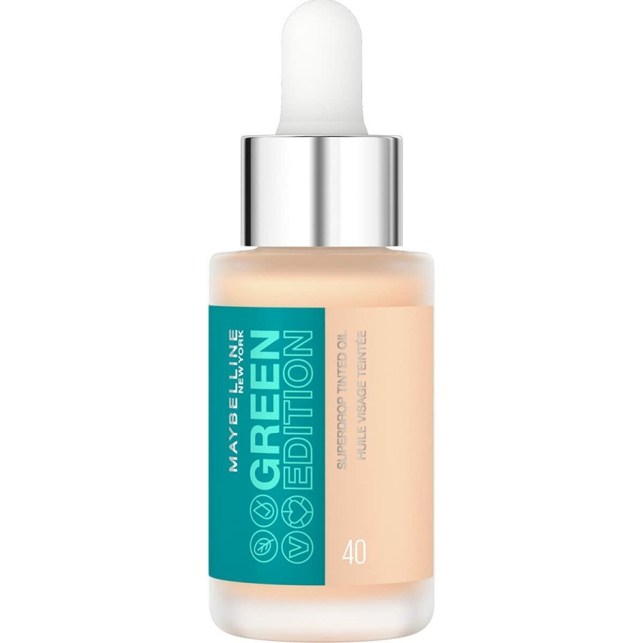 Flydende makeup foundation Maybelline Green Edition N 40 Olie (20 ml) #1