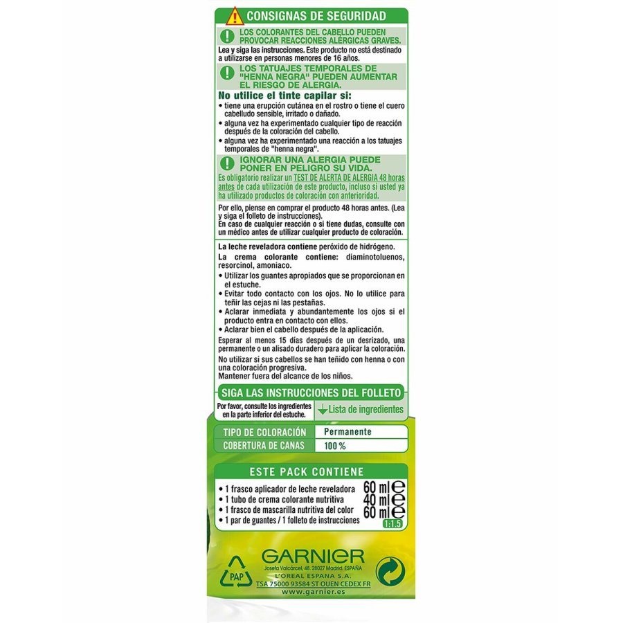 Permanent hrfarve - creme Garnier Nutrisse Creme 5.35/58 - Sequoia #4