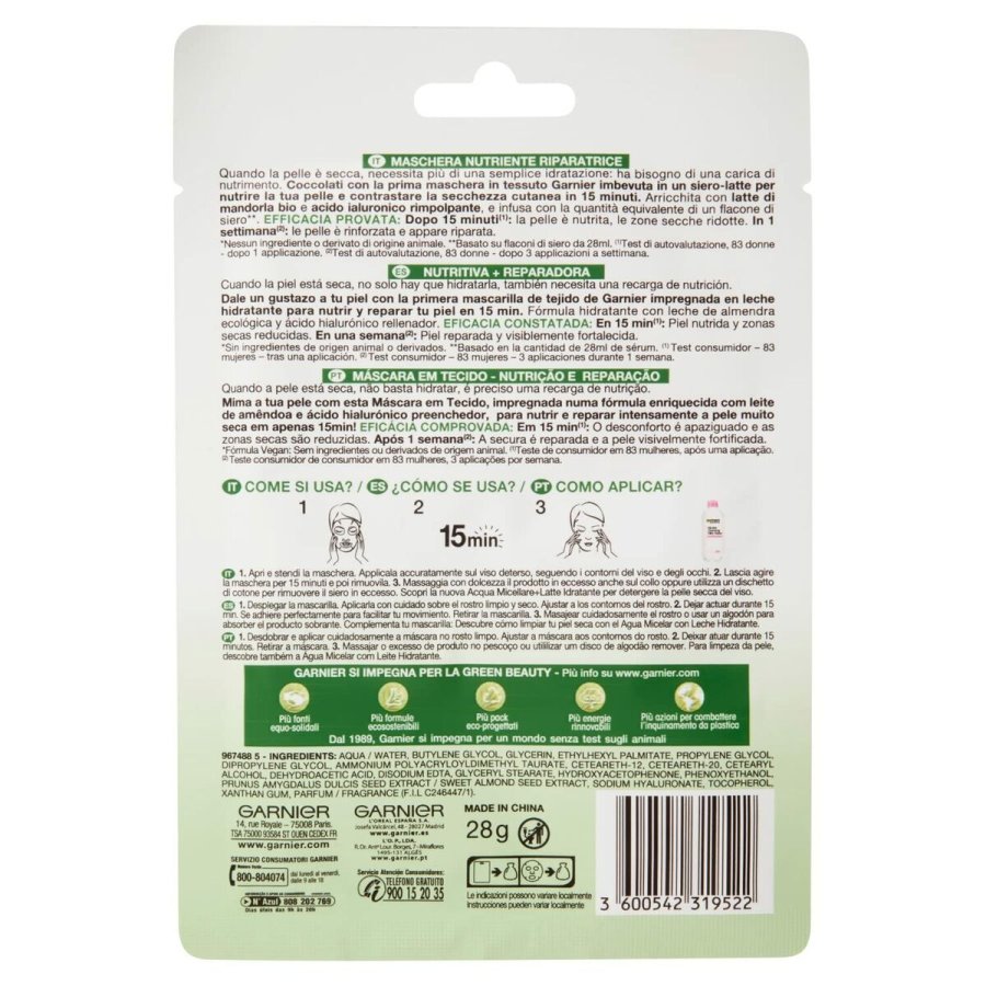 Ansigtsmaske Garnier SkinActive Nutri Bomb #3