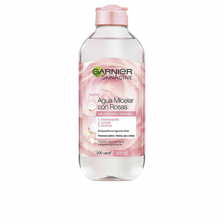 Makeupfjerner micellar vand Garnier Skinactive Agua Rosas Rosevand 400 ml #1