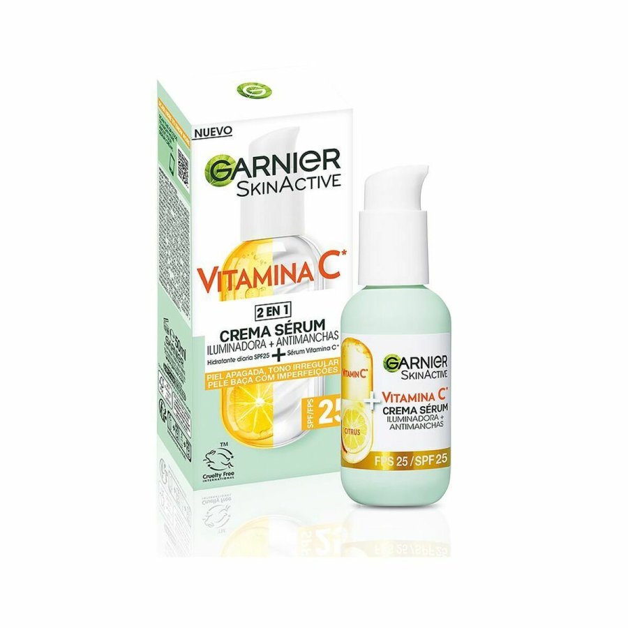 Creme + Serum Garnier Skinactive Vitamina C Spf 25 50 ml #1