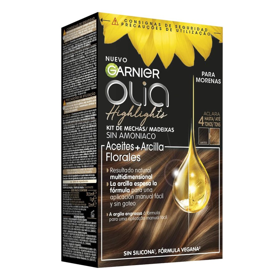 Permanent hrfarve Garnier Olia Vger: Til lys Brunette #1