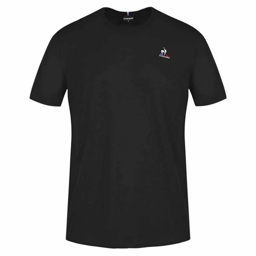 Kortrmet T-shirt til Mnd Le coq sportif Essentiels N3 Sort #4