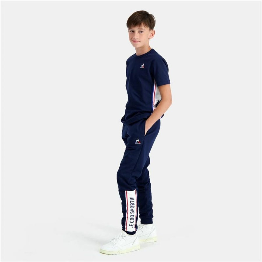 Kortrmet T-shirt til Brn Le coq sportif N1 Tricolore Bl #3