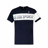 Unisex Kort�rmet T-shirt Le coq sportif BAT SS N�2 Marinebl� #1
