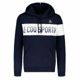 Unisex H�ttetr�je Le coq sportif BAH Hoody N�1 Marinebl� #1