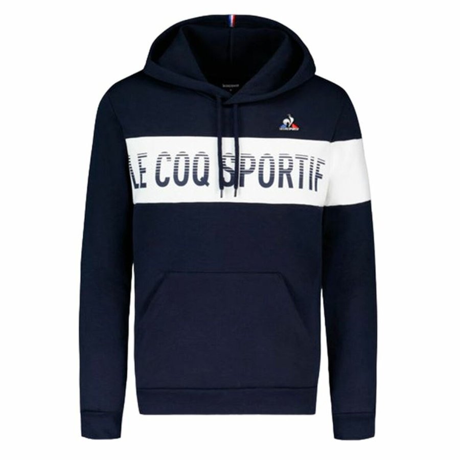 Unisex H�ttetr�je Le coq sportif BAH Hoody N�1 Marinebl� #1
