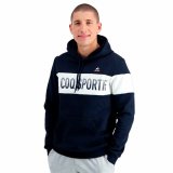 Unisex H�ttetr�je Le coq sportif BAH Hoody N�1 Marinebl� #2
