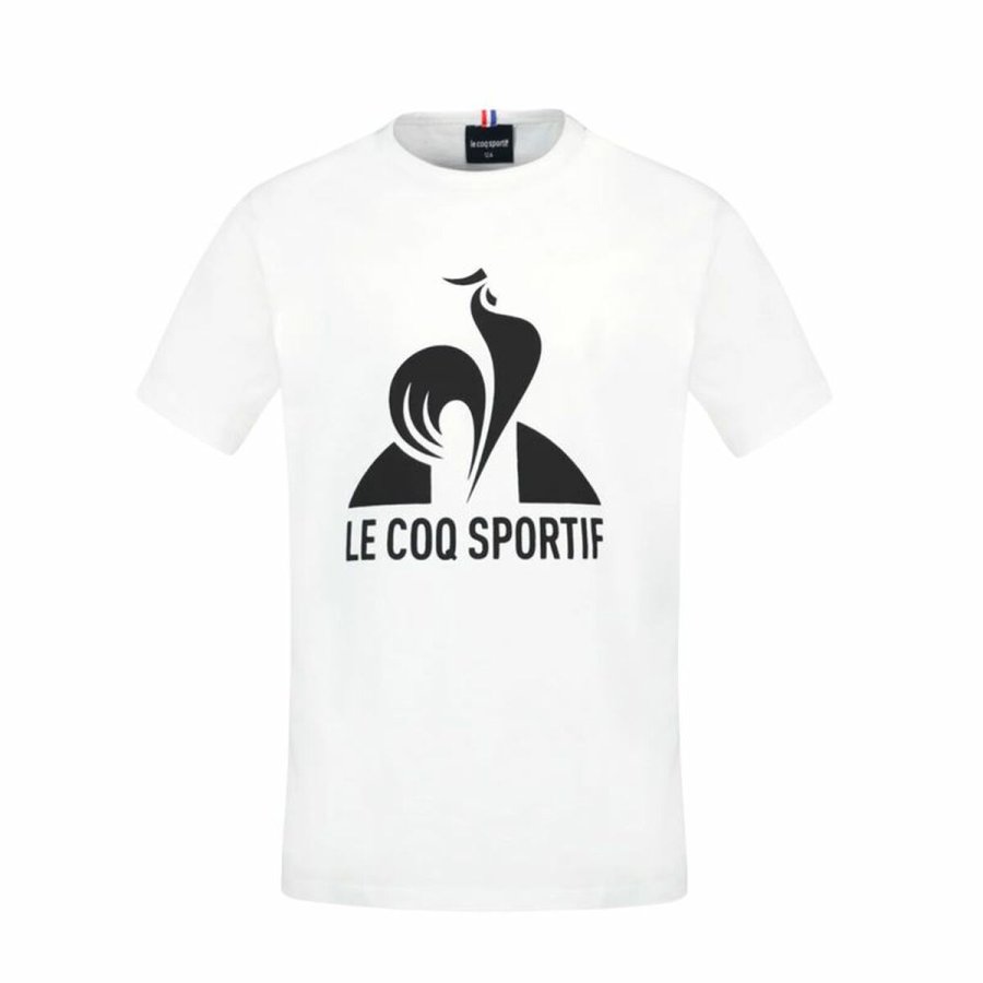 Brne Kortrmet T-shirt Le coq sportif Ess N1 Enfant New Hvid #1