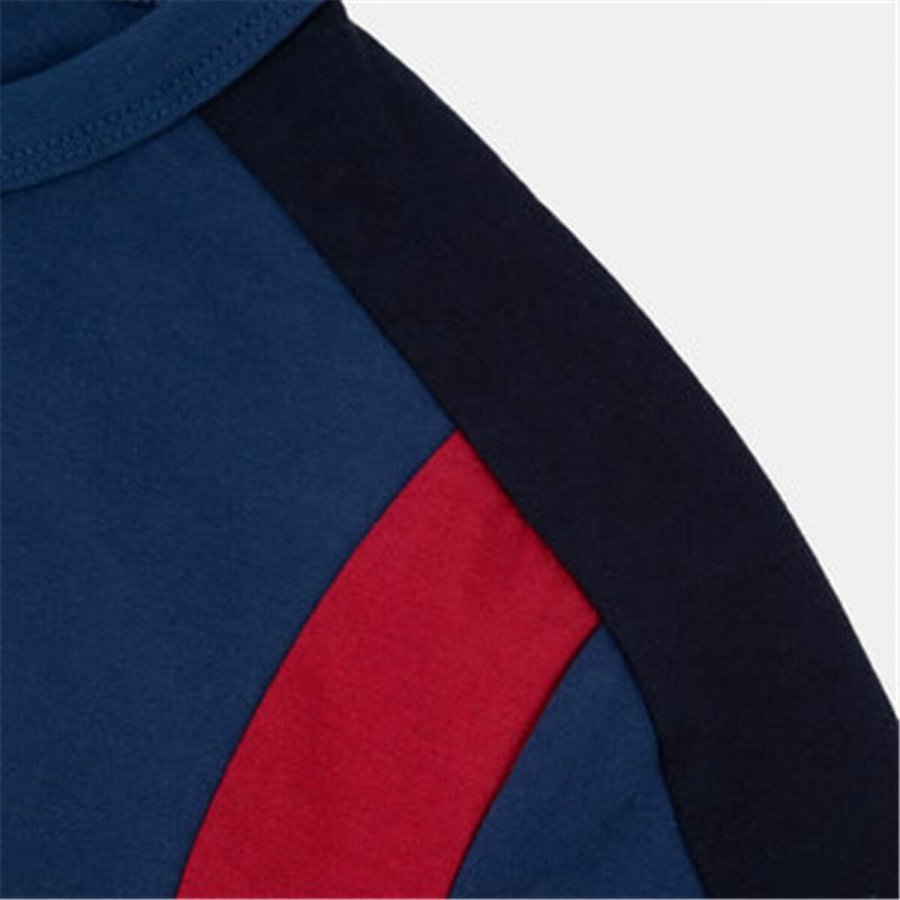 Brne Kortrmet T-shirt Le coq sportif Ess N1 Enfant Sort Marinebl #5