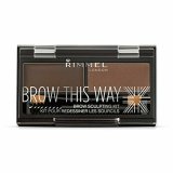 Make-up til jenbryn Rimmel London Brow This Way 003-Dark Brown #1