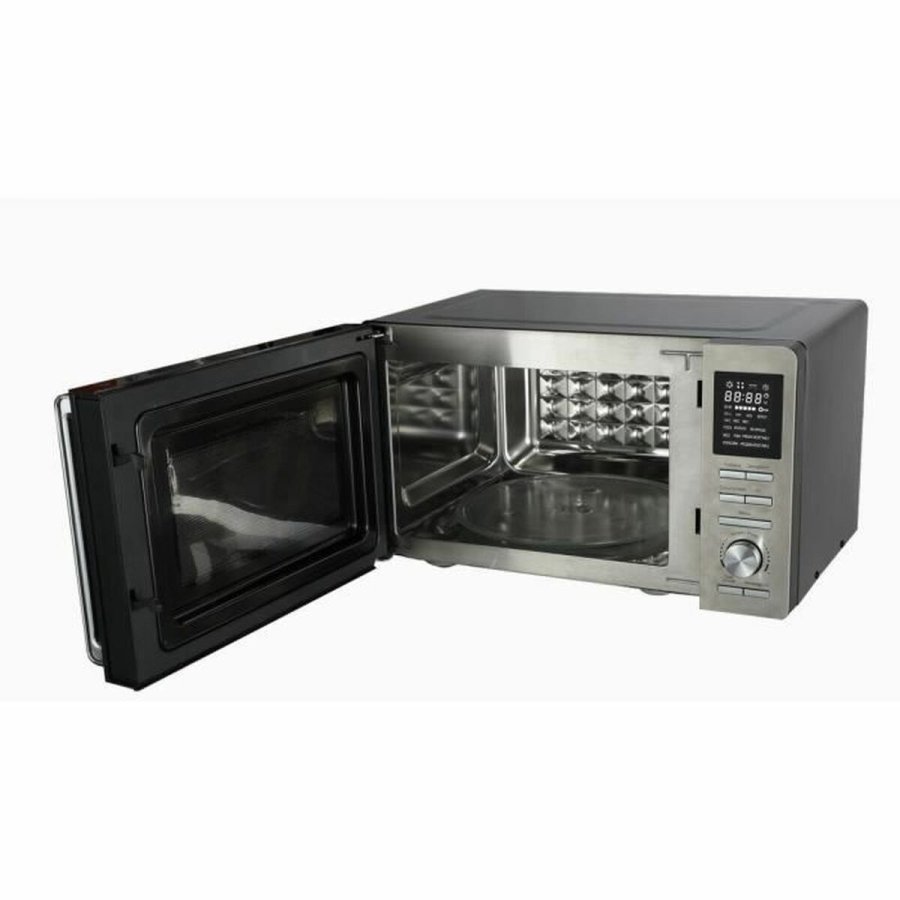 Mikroblgeovnen med Grill Continental Edison 900 w 25 L Slvfarvet 900 W 25 L #2
