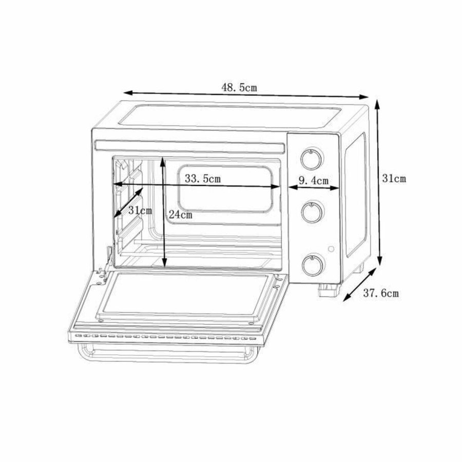 Camping komfur Continental Edison CEMF28B2 1500 W #5